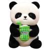 Cute Panda Milk Tea Plush Toy – Hugging Pillow & Souvenir
