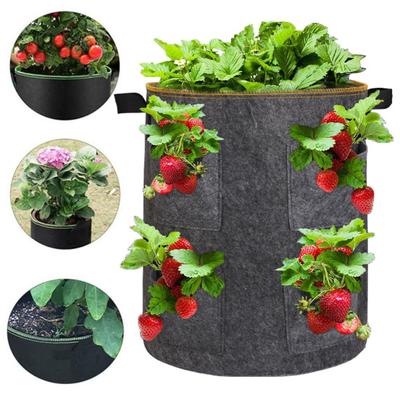Growing Bag Reusable Heat-resistant Degradable Planting Nursery Pot Pouch Container for Home