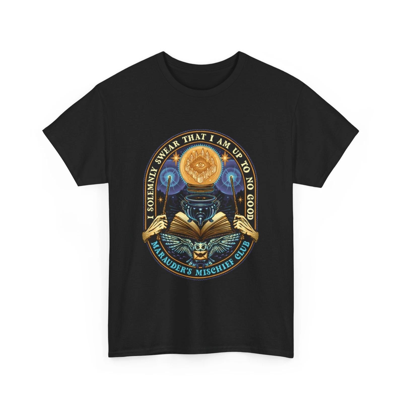 Harry Potter Shirt | Hogwarts School T Shirt | Mischief Club T Shirt M