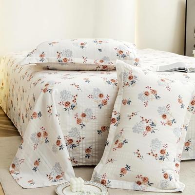 Cloud Cotton Flatsheet King Size with Two Pillow Covers| Super Soft Bed Sheet for Bed | Floral Design