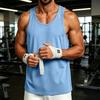 Men Casual Outdoor Sports Solid Crew Neck Tank Top Sleeveless Lightweight Loose Undershirt for Daily Wear Gym Training Running