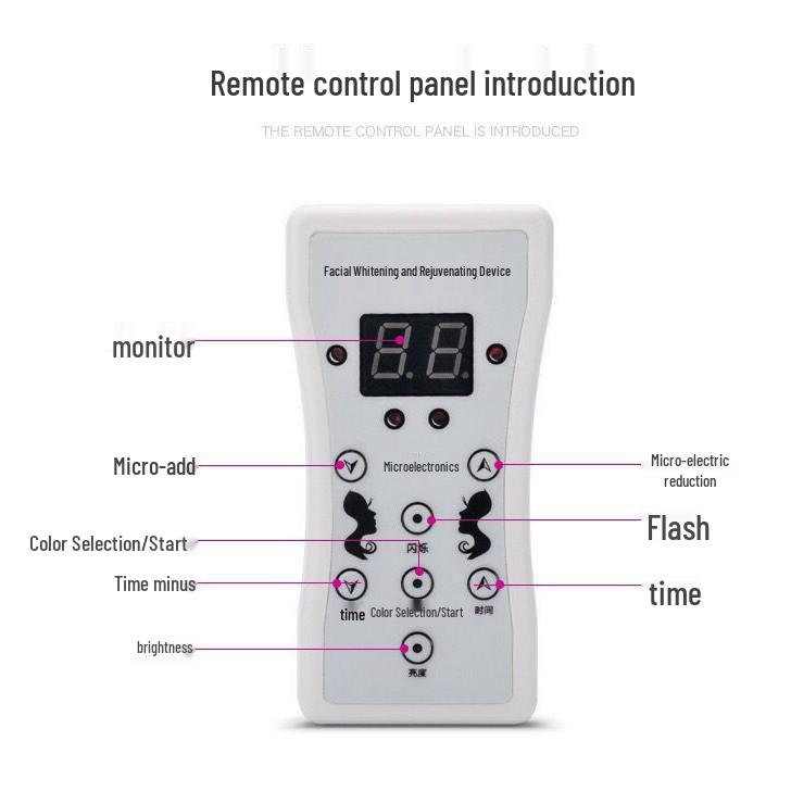 LED Spectrum Facial Care Mask with Neck Beauty Treatment