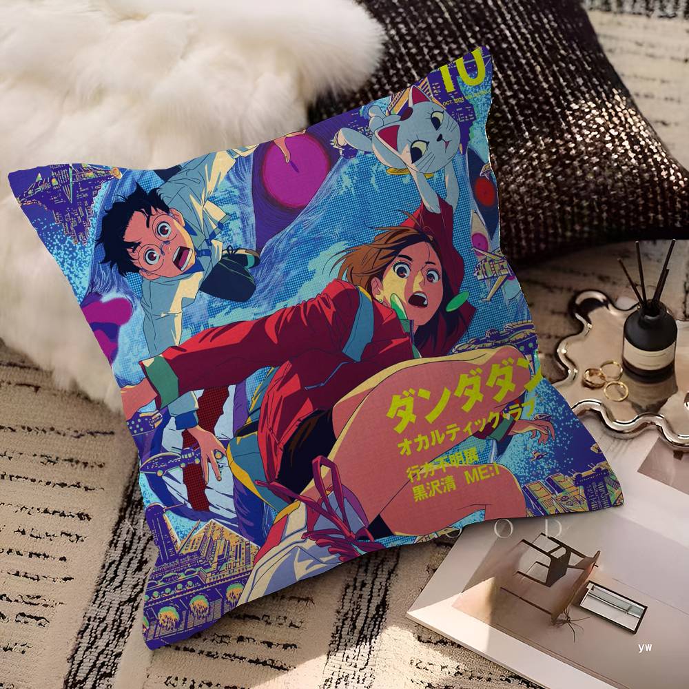 Popular Dan Da Dan Anime Cushion Cover Decorative Pillow Sofa Home Decor Case Pillow Cases
