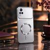 Frosted Metal Finish Phone Case for Vivo V20 Pro Full Lens Big Window Magnetic Ring Car Mount Slim Cover