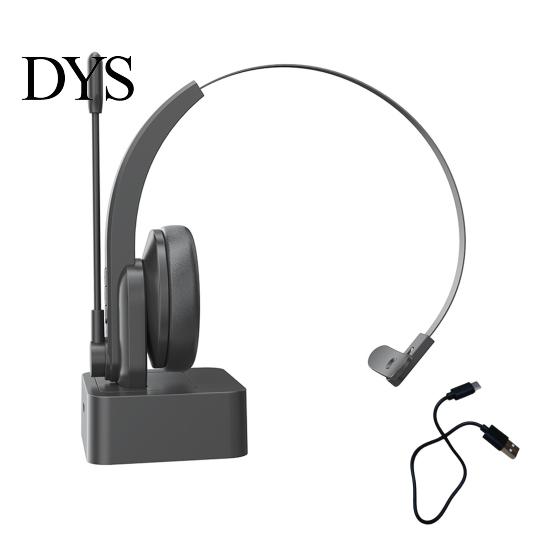 Wireless Earphone Headset Bluetooth-compatible 5.0 Noise Reduction Truck Driver Business Headphone Over Ear with Mic for