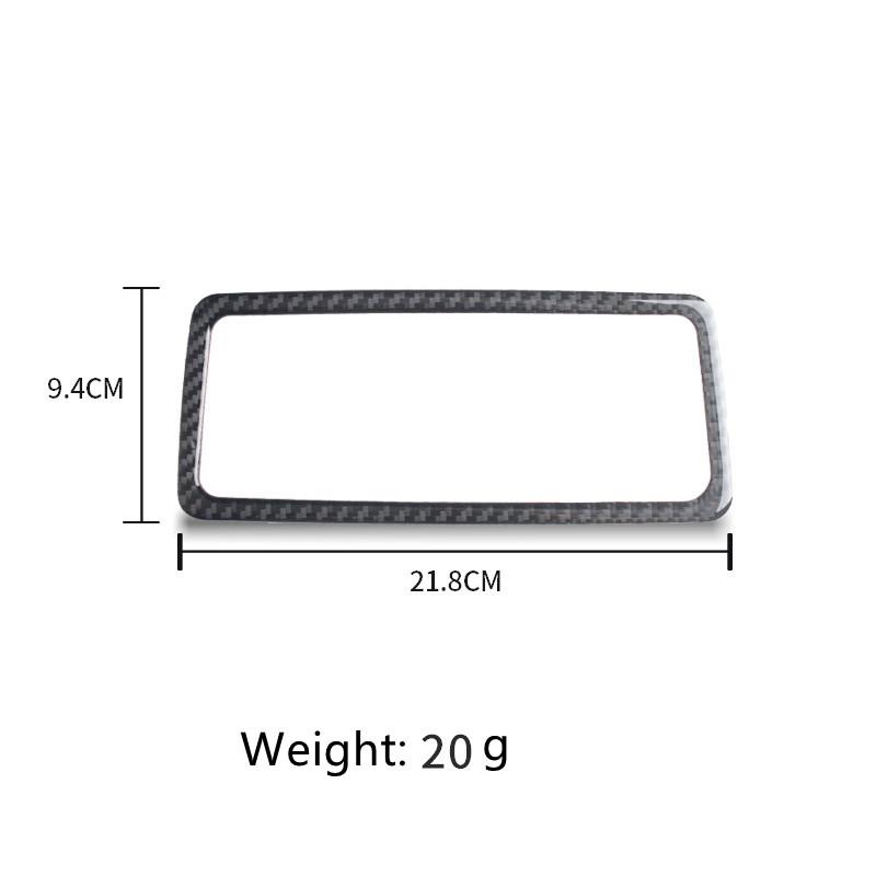 Carbon Fiber Car Front and Rear Reading Lights Decorative Cover Trim Strips Decal Stickers For Lexus RX300 Interior