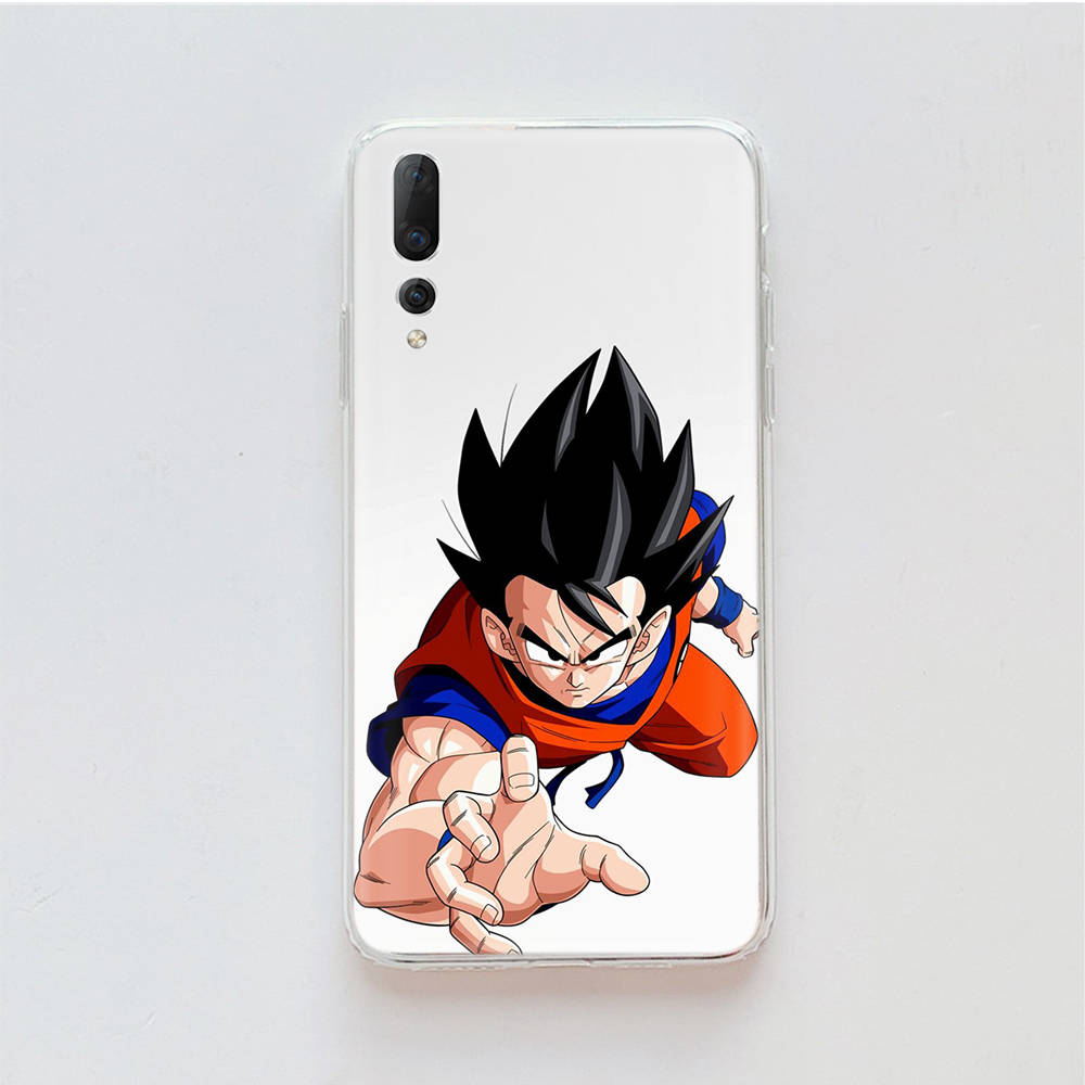 Transparent Case for Samsung A04 A14 A23 M33 M53 Realme 10 9 C35 C55 VIVO X80 Infinix Hot 30 Note 11 Tecno Spark 8P Pro W-89 Dragon Ball Anime