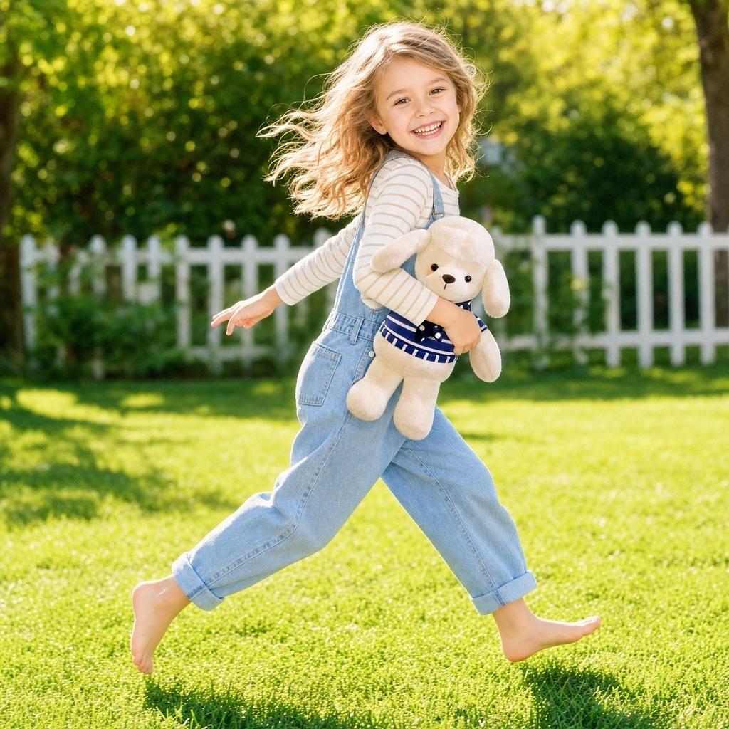 Soft Plush Stuffed Animal Toy Cute Doll for Home Decor Play Birthday Gift Kids Adult