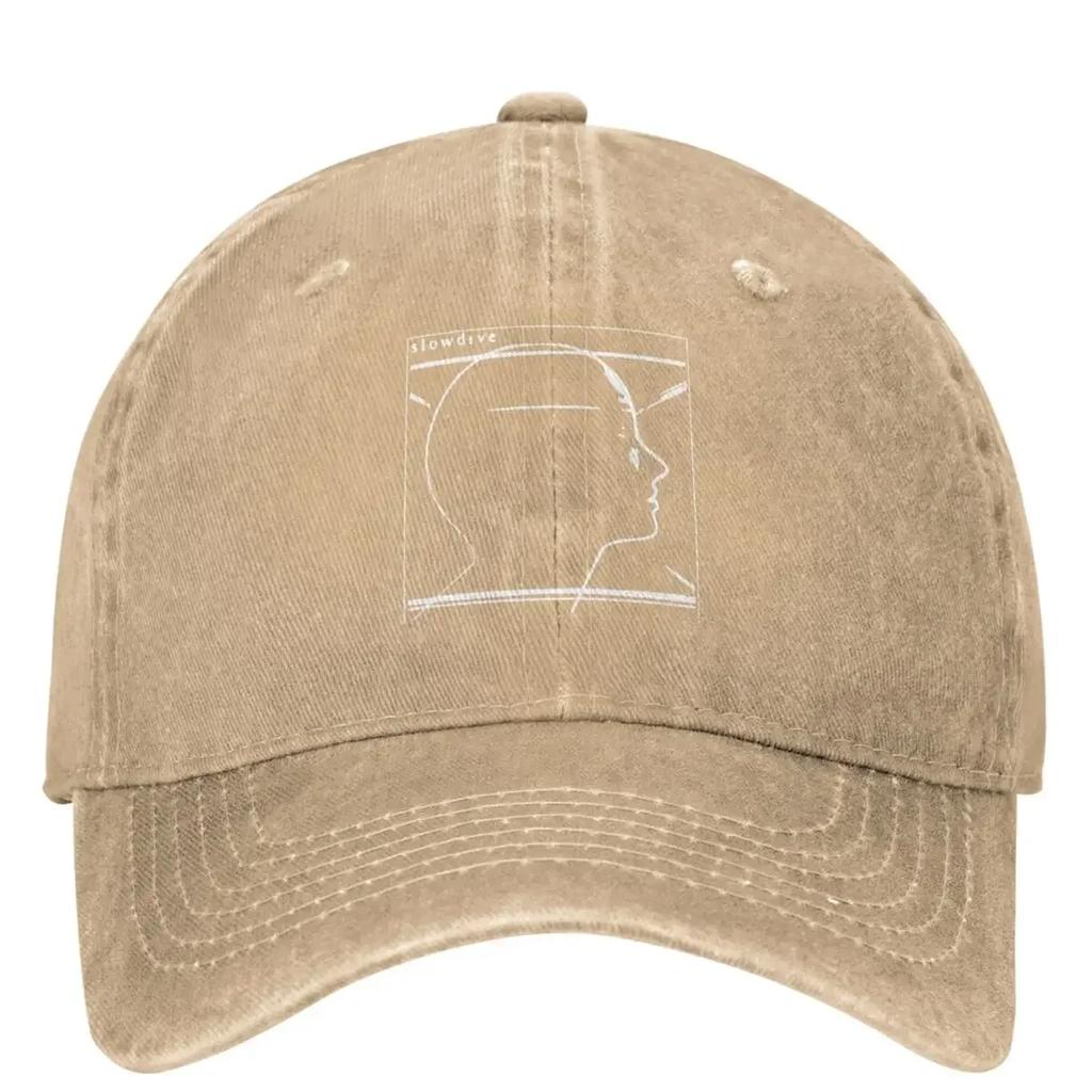 Slowdive Merchandise Baseball Cap Rock Band Unisex Teens Sunscreen Hip Hop Hats Summer Casual Hiking Fishing Snapback Cap