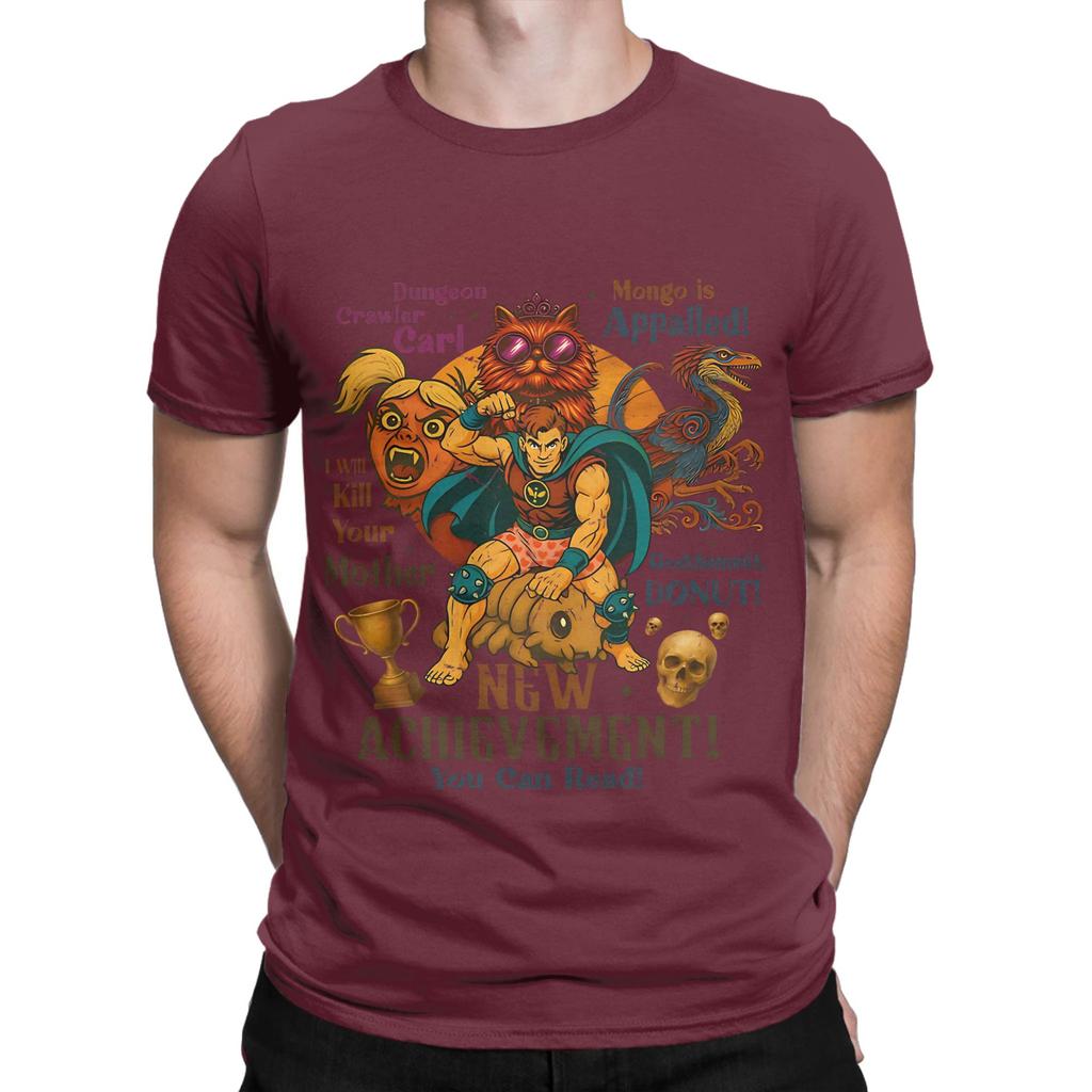 Dungeon Crawler Carl Retro Bookish Novelty 100 Cotton TShirt Dungeon Crawler Carl Tees Tops For Unisex