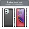 For Cover Moto G84 Case Moto G84 Capas Armor Phone Bumper Back Shockproof Soft TPU Carbon Fiber Fundas Motorola Moto G84 G 84