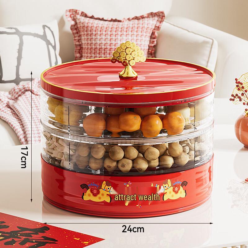 LEXIAOMAN Geldbaum Segmentierte Snackbox