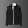 Bestickte Fleecejacke, Herren Frühling Herbst Winter Jacke, Zweiseitige Fleece Fleecejacke, Warme Freizeitjacke