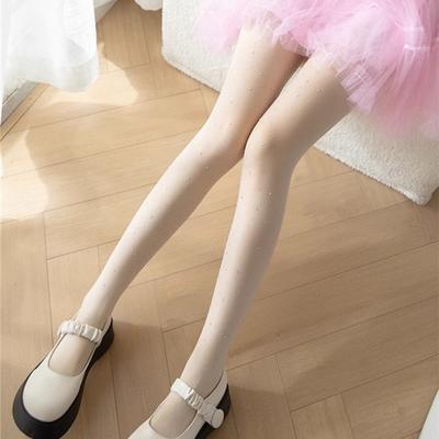 Gypsy Diamond Socks Pure White Stockings Japanese White Pantyhose Sexy Hot Diamond Black Silk Thin Bottom Socks