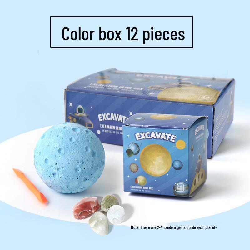 Colorful Gemstone Excavation Toys: Educational Blind Boxes for Kids