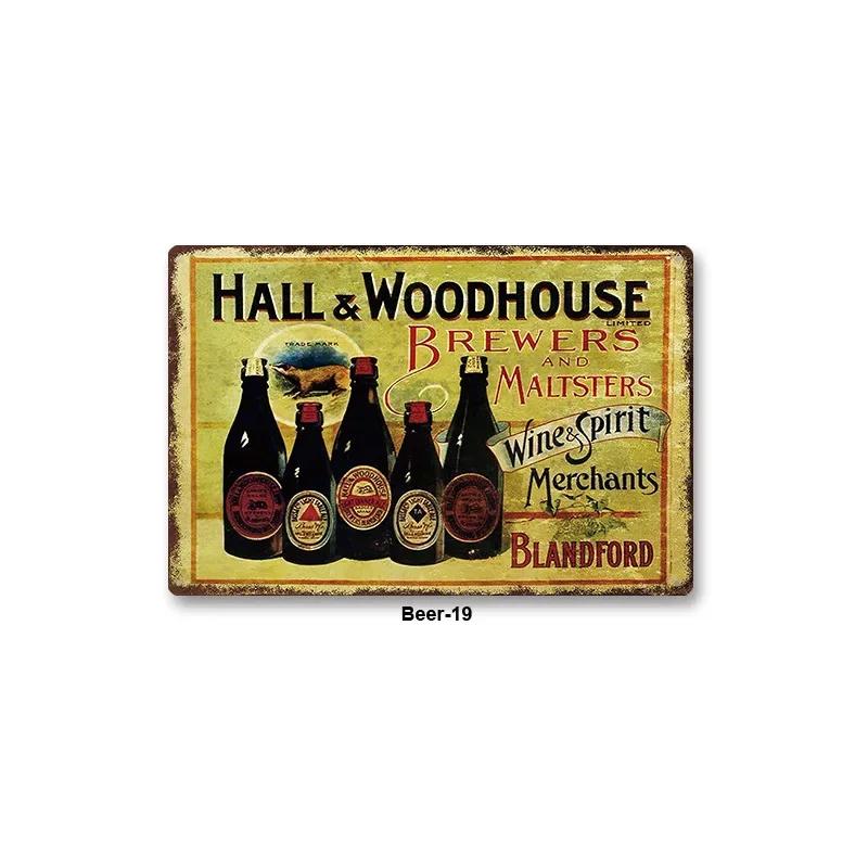 Metal Sign Bar Pub BBQ Shop Wall Painting Tin Sign Decor Beer Wine Alcohol Poster Vintage Tinplate Plaque Shabby Art Decoration