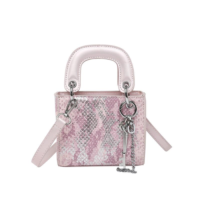 Womanbags women's bag 2025 European and American new fashion snake pattern retro handbag messenger tote bag tide