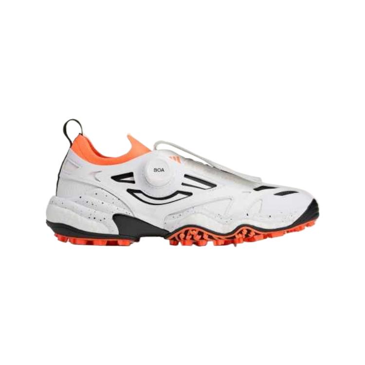 Stella McCartney Adidas CodeChaos Boa Comfortable Fashion Trendy Minimalist Shock Absorption Low Top Golf Shoes Women Sneaker White Orange JH8936