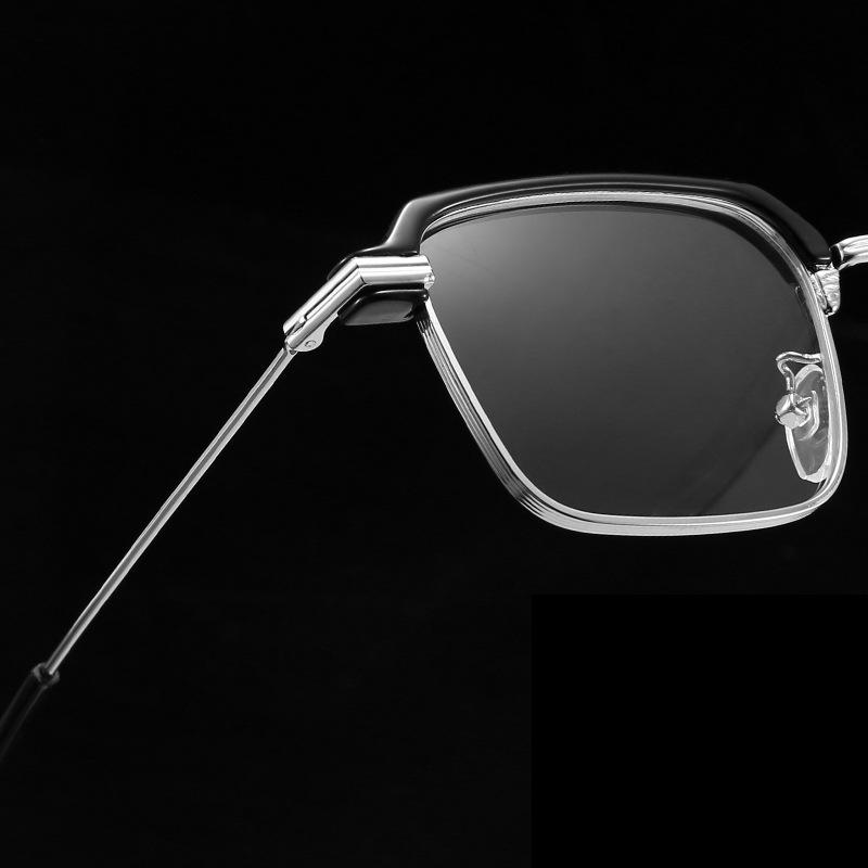 2PCS Metal Presbyopia Glasses Anti Blue Light HD Reading Glasses Portable Fashion Eyewear 52062