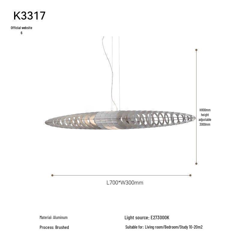 

Подвесной светильник Luceplan Итальянский Минимализм Середины Века для Гостиной, Столовой, Бара и Кабинета Neutral Light - 4000K