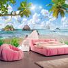 Custom Photo Wallpaper Modern Seaside Landscape Murals Living Room TV Sofa Bedroom Background Wall Painting Papel De Parede 3D