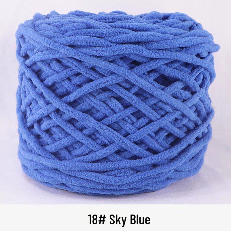 Handgjord Tjock Halsduksgarnboll - Mjuk DIY Stickning & Virkning