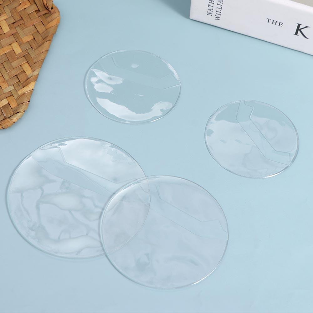 5Pcs Badge Protector Badge Display Sleeve Transparent Badge Protective Sleeve Storage Case