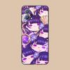 Game GI Raiden Shogun Matte TPU Mobile Phone Case for Huawei P60 P50 P40 P30 P20 P10 P9 P8 Pro Lite Plus Colorful Printing Cover