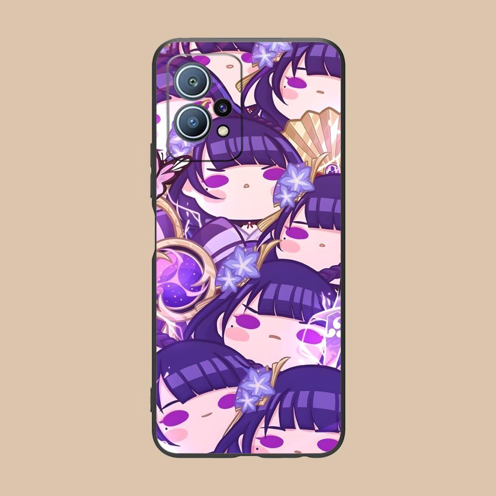 

Game GI Raiden Shogun Matte TPU Mobile Phone Case for Huawei P60 P50 P40 P30 P20 P10 P9 P8 Pro Lite Plus Colorful Printing Cover Huawei P8