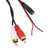 Bluetooth AUX Module 2 RCA Cable Adapter with Hands‑Free Microphone for for Alpine for Pioneer