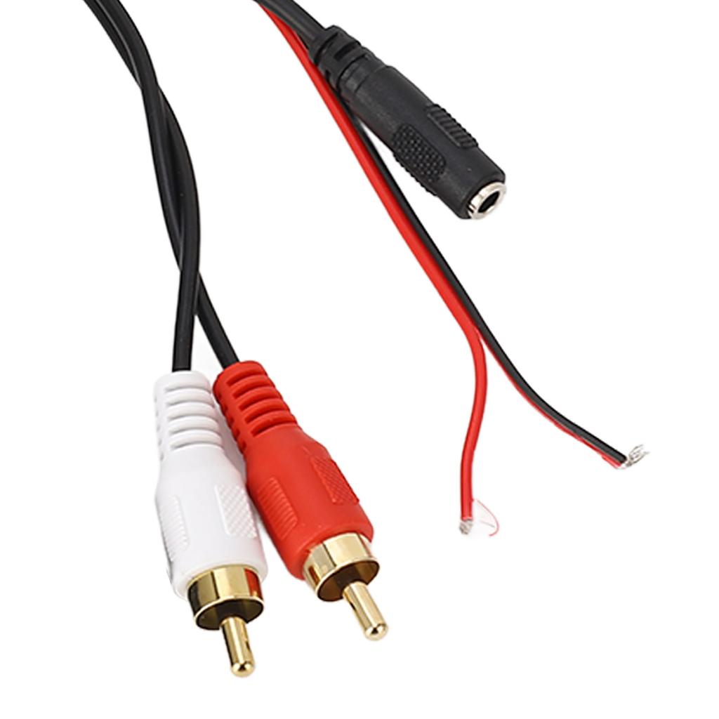 Bluetooth AUX Module 2 RCA Cable Adapter with Hands‑Free Microphone for for Alpine for Pioneer