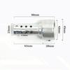 Motorcycle Parts Motorcycle Exhaust Tuning Muffler Compatible with Honda Side Exit Back Pressure Core Muffler Insert