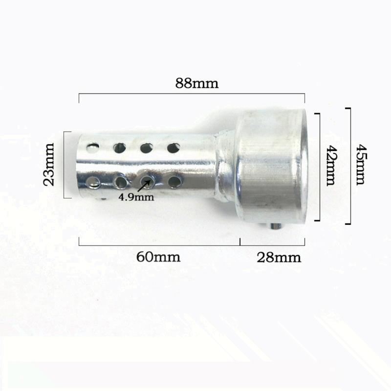 Motorcycle Parts Motorcycle Exhaust Tuning Muffler Compatible with Honda Side Exit Back Pressure Core Muffler Insert