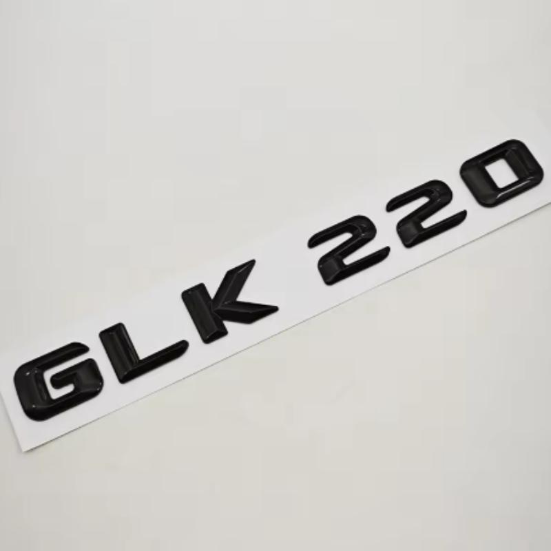 3D ABS Car Letters Logo GLK220 GLK300 GLK350 Badge Rear Trunk Sticker For Mercedes Benz GLK220 GLK300 GLK350 X204 Accessories