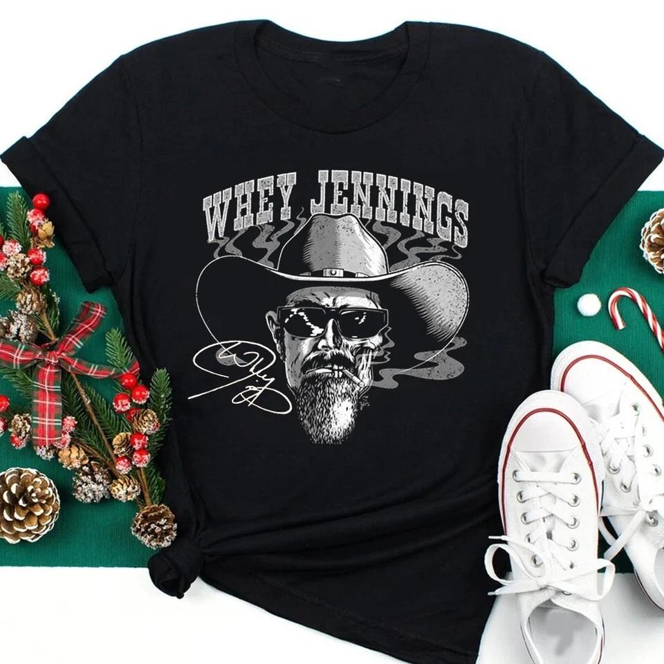 Whey Jennings - Meet my band All size Black Shirt, Whey Jennings Shirt S