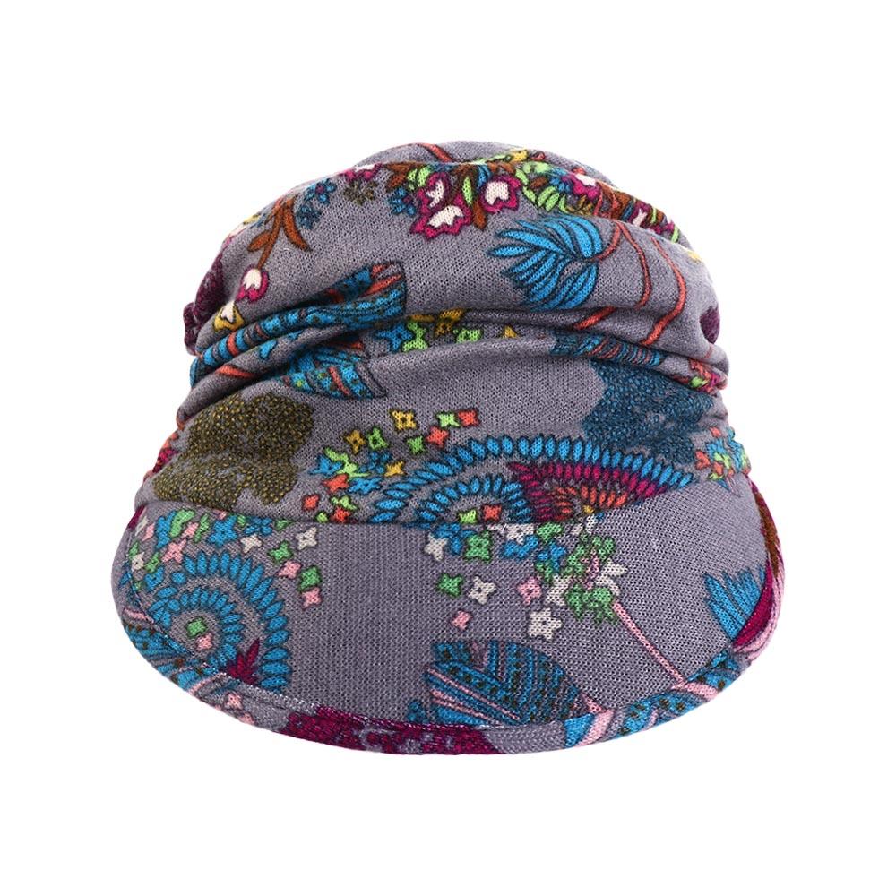 Middle Aged and Elderly Cap Short Brim Mom Hat Peaked Cap Baseball Cap Ethnic Style Cap Women Hat