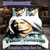 Personalized 3Pcs Bedding SetEminem Custom Text Duvet Cover Pillowcase Set Bedroom Gift