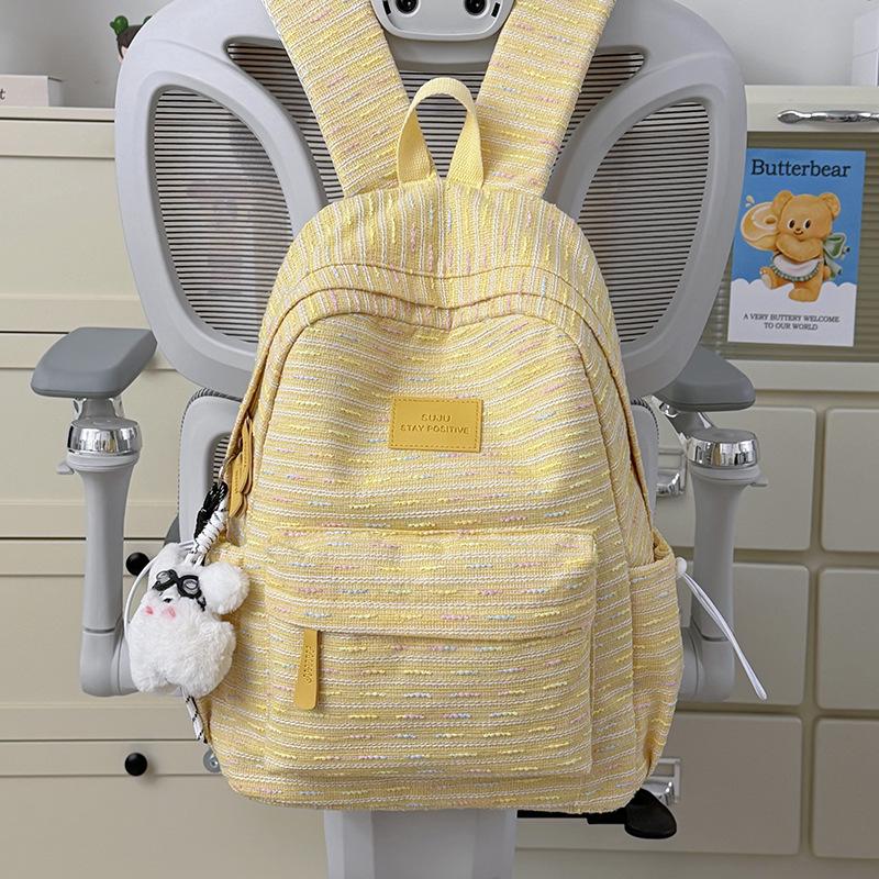 Schoolbag1011 new Korean cute backpack female student color dopamine schoolbag large capacity commuter leisure backpack