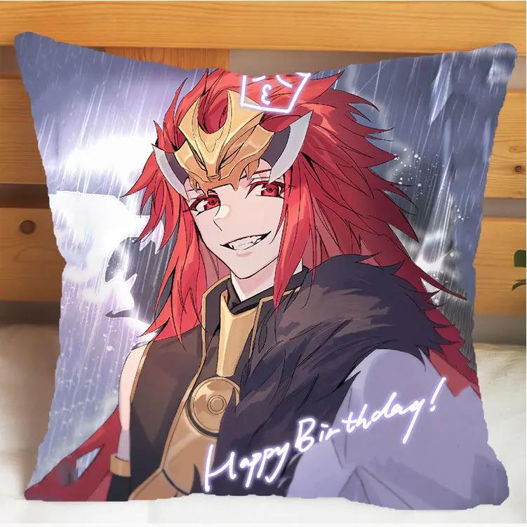 Arena of Valor Honor of Kings Bai Li Xuan Ce Pillow and Pillowcase Cushion Cover Double Sided Print Plush Throw Pillows 40x40cm