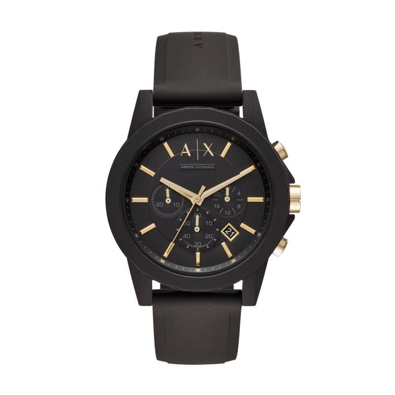 

ARMANI EXCHANGEAE Darth Vader Collection Wrist Watch Quartz Movement Silicone Strap Black Dial Men s Watches AX7105 AX7105