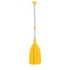 Telescoping Paddle Kids Boat Paddle Lightweight Canoe Oar with Water Spray Function Aluminum Alloy Shaft Yellow