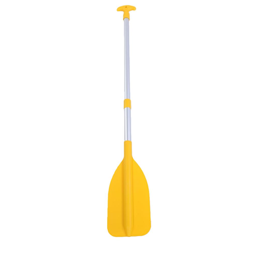 Telescoping Paddle Kids Boat Paddle Lightweight Canoe Oar with Water Spray Function Aluminum Alloy Shaft Yellow