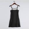 Children's Sleeveless Square Neck Summer A-Line Casual Holiday Suspender Dress