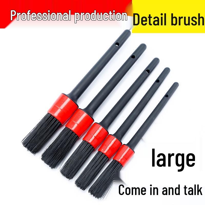 

Car Wash Soft Bristle Brush - Multipurpose Interior Crevice & Air Vent Cleaning Tool OPP Bag Pack