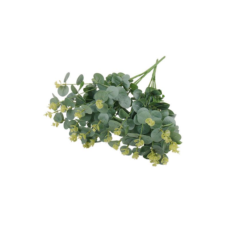 1/2Pcs Of Eucalyptus Leaf Stems Green Artificial Plants For Living Room Decoration Bride Wedding Vases Flowers Bouquet Decor