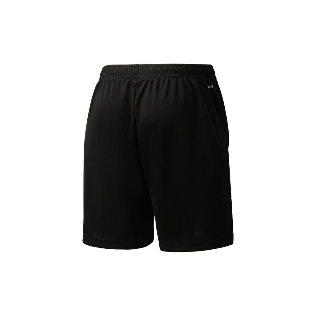 Li Ning Badminton Series Color Block Elastic Sports Badminton Competition Casual Sports Suit Unisex Sports Suit White Black AATU025-2