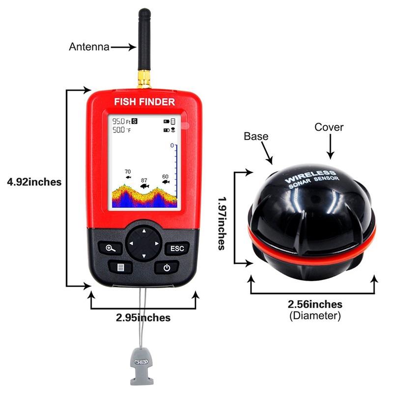 2025 NEW Smart Wireless Fish Finder Portable Sonar Fish Finders Fishing Echo Sounder Fishing Detector Fish Finder Fishing Access