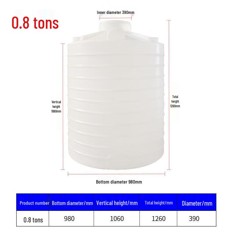 Outdoor Thickened Plastic Water Storage Tank