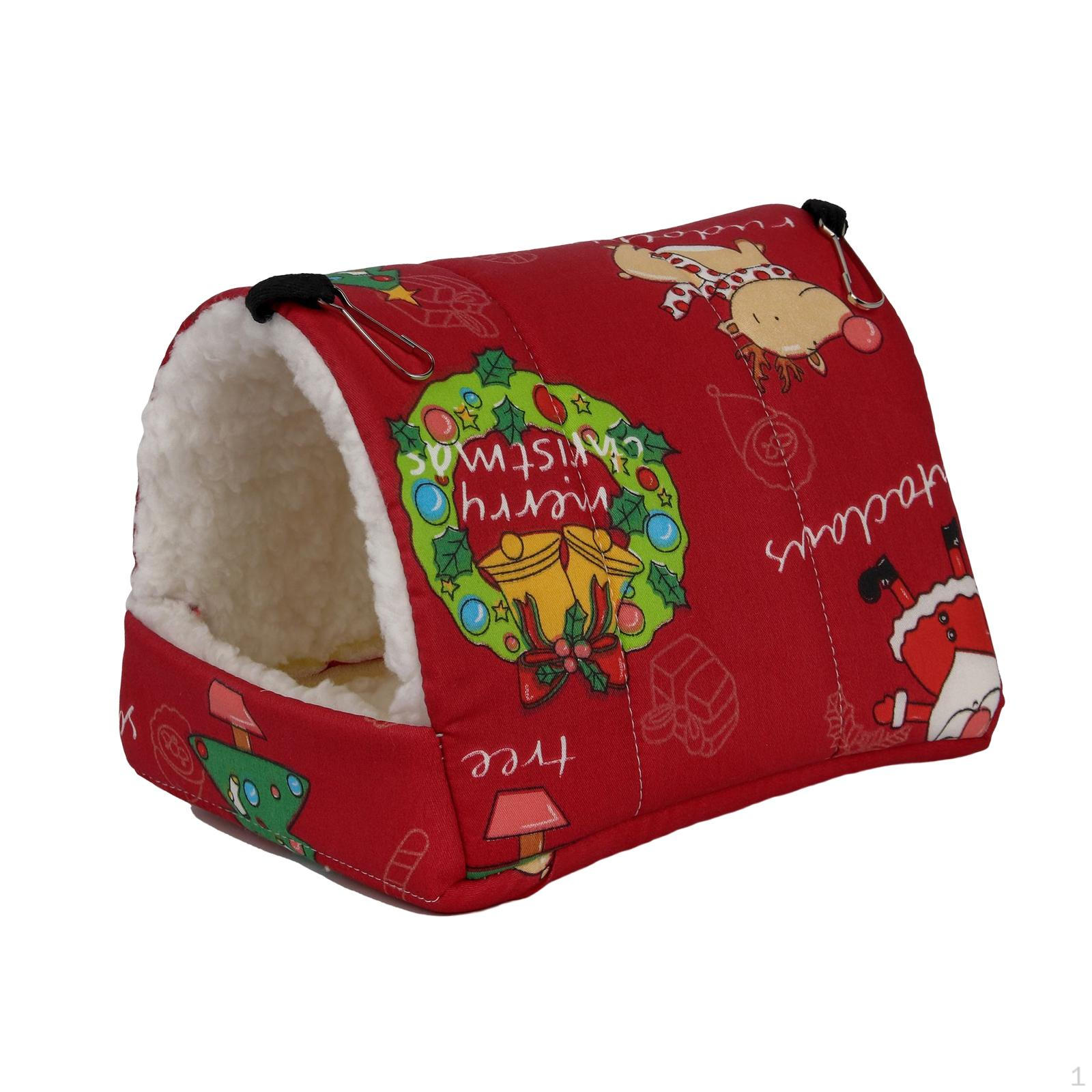 

Затишний гамак-ліжко для маленьких домашніх тварин - Зручне укриття для мишей, щурів та інших червоний