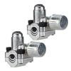 2PCS Piercing Valve Automotive Air Conditioning Punch Plug Valve Corrosion Resistant BPV‑31